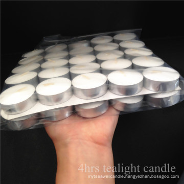 14G White Pressed Tea Light Candles for Christmas Tree Decorations